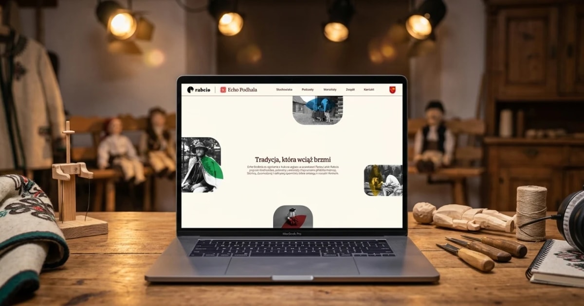 Echo Podhala - an audio drama and workshop platform for Rabcio Puppet Theatre - case study by 234.studio