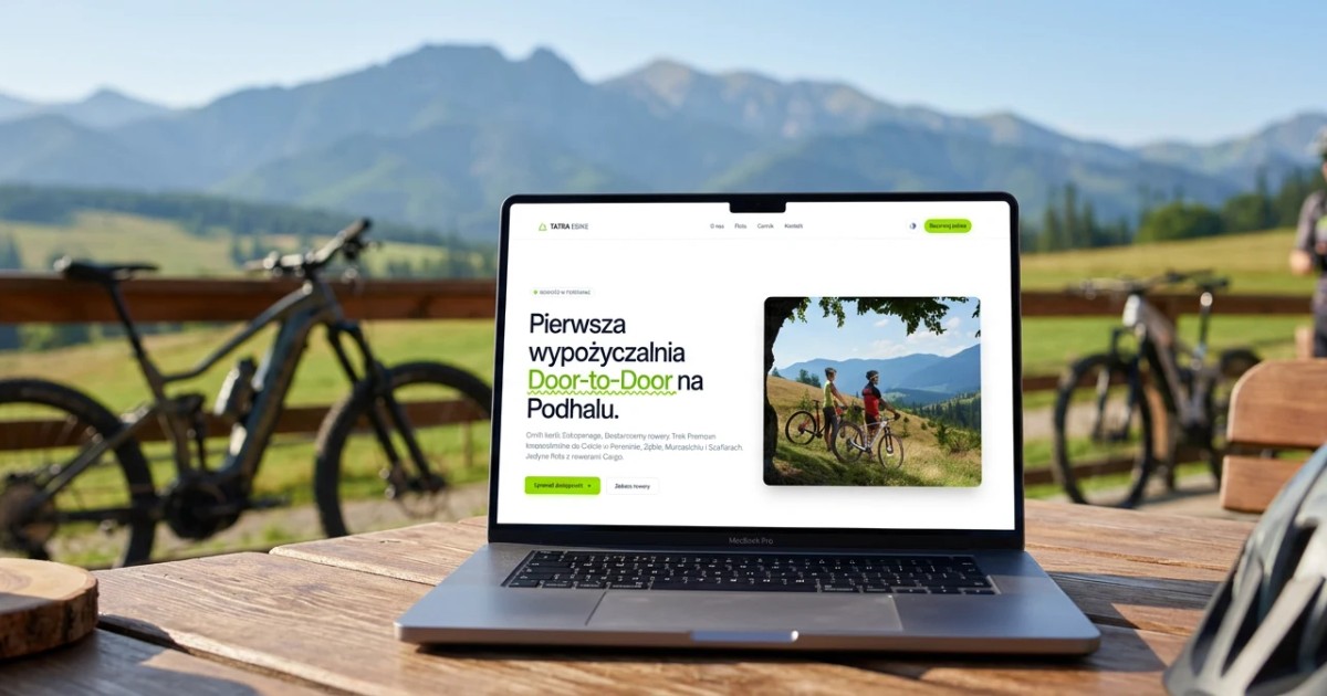 TATRA EBIKE - the first Door-to-Door e-bike hire service in Podhale - case study by 234.studio