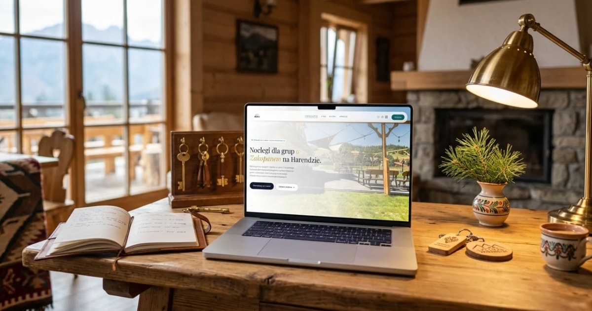 Zakopane Harenda - a website for Willa Józef and group accommodation - case study by 234.studio
