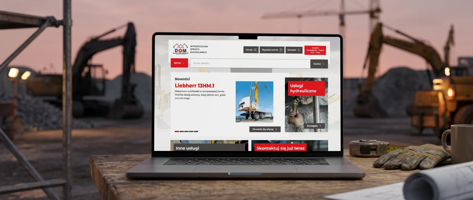 DomInstalator — wypożyczalnia sprzętu i usługi budowlane