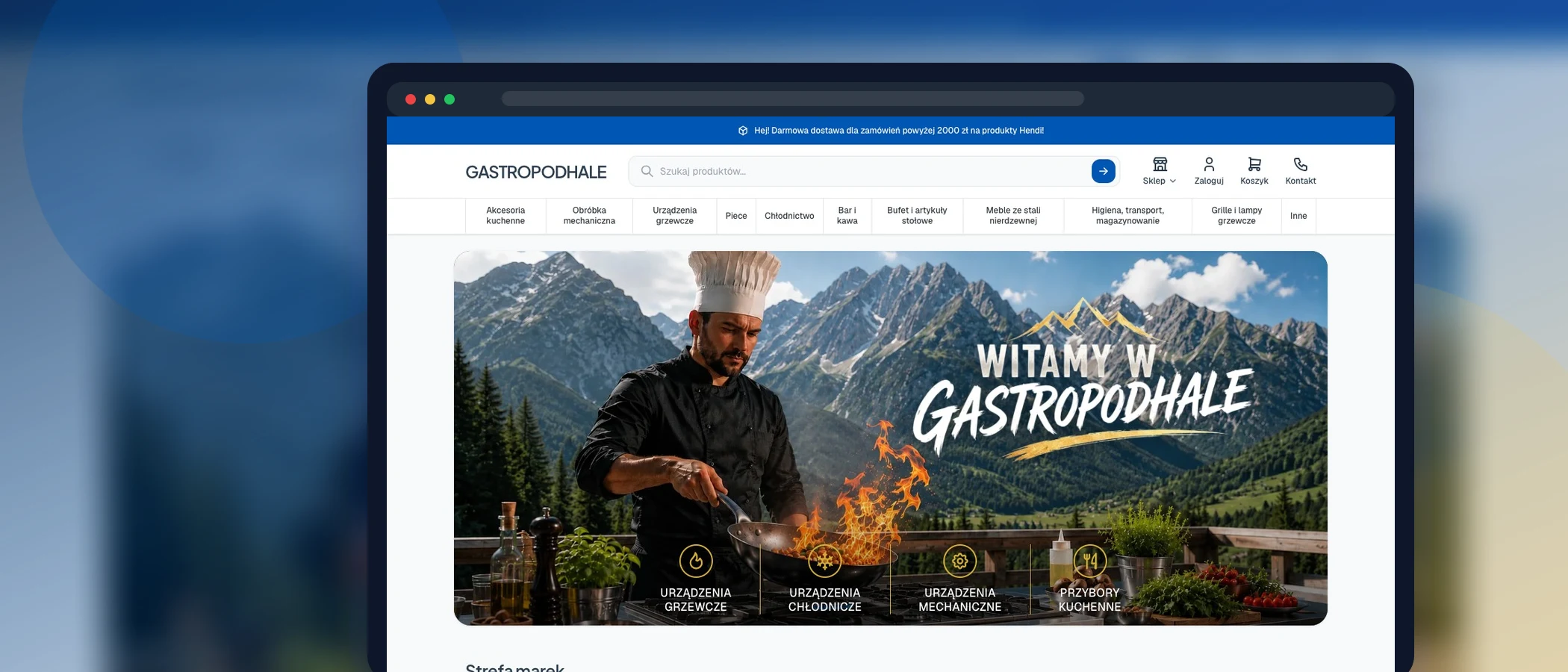 GASTROPODHALE - sklep z wyposażeniem gastronomii dla Podhala