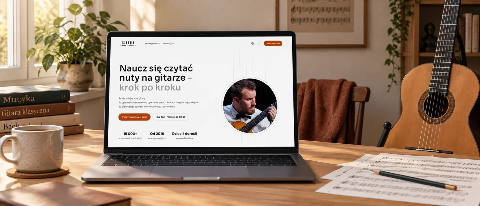 Gitara krok po kroku - strona i sklep z e-bookami