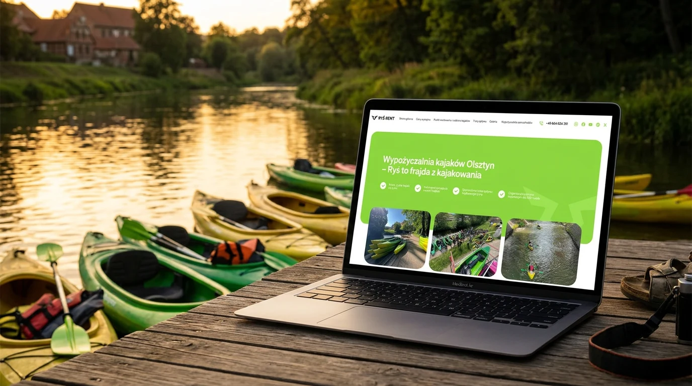 Ryś Rent Olsztyn — strona, która rezerwuje spływy kajakowe