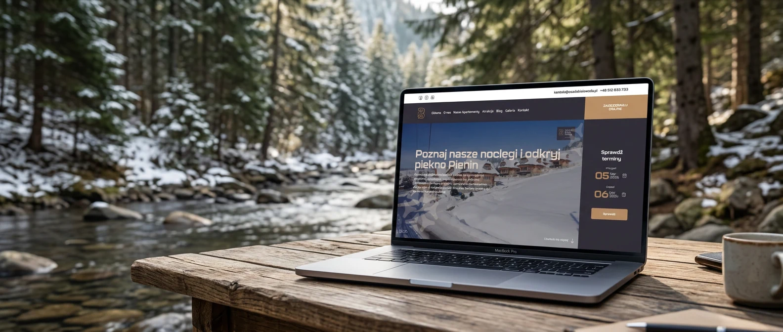 Osada Biała Woda — strona dla luksusowych apartamentów w Pieninach