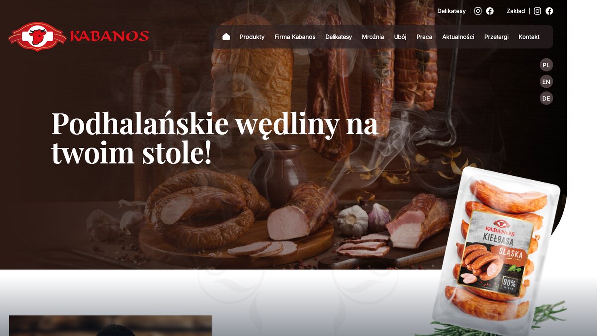 Kabanos - podhalańskie wędliny na cyfrowym stole